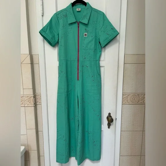 Lucy and Yak Ragan Jumpsuit boiler suit UK 8 US 4 - Picture 1 of 6